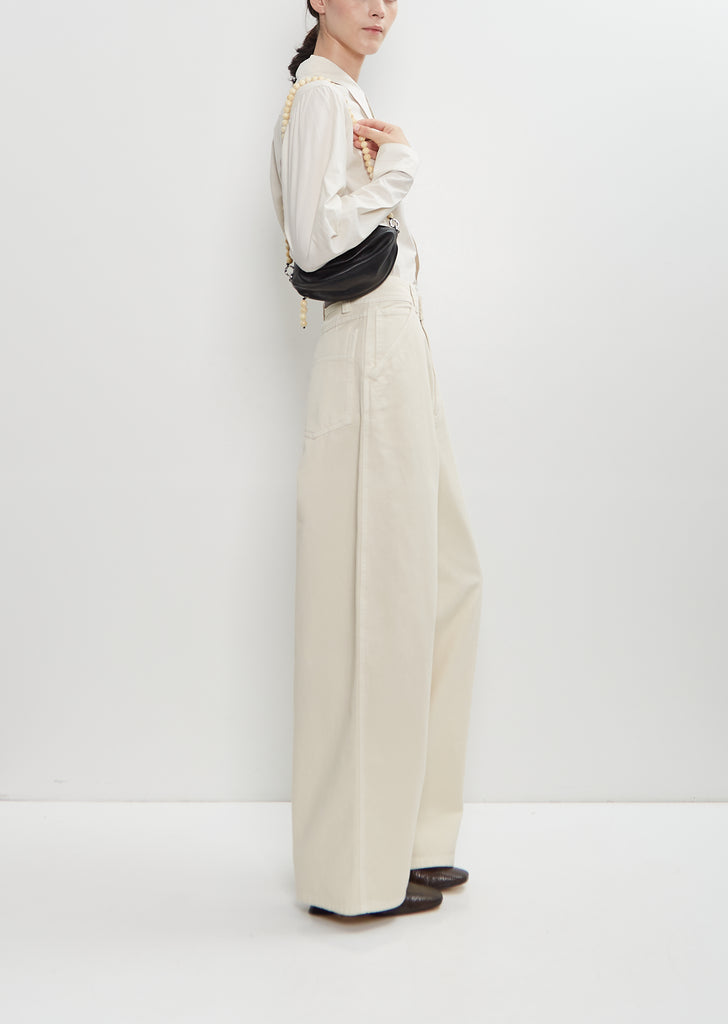 Beads Balloon Leather Pouch