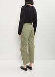 Cotton Gusset Pants  — Khaki