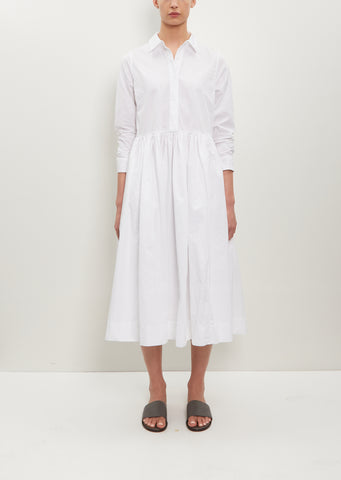 Heylayane Light Cotton Shirt Dress — Off White