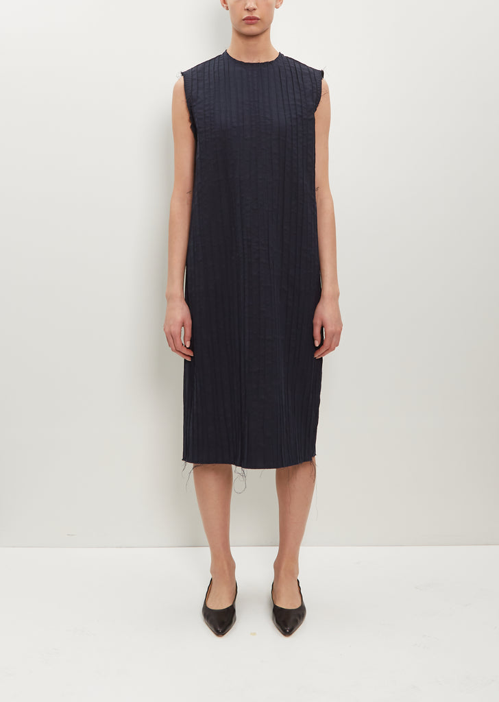 Hand Pleated Cotton Dress