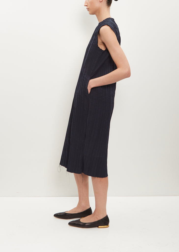 Hand Pleated Cotton Dress