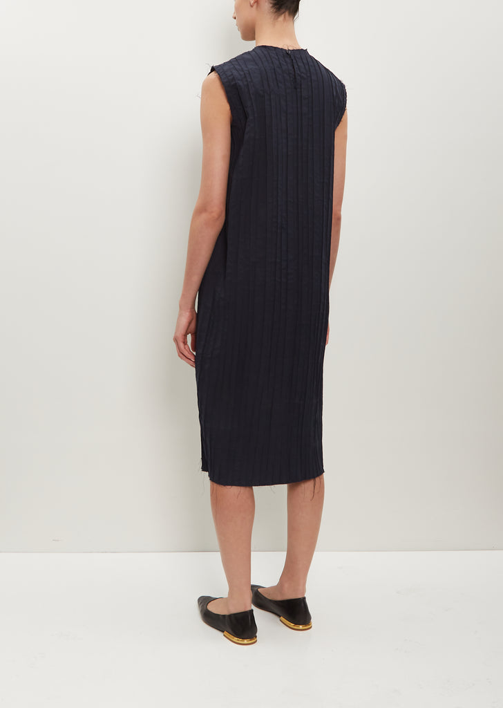 Hand Pleated Cotton Dress