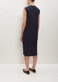Hand Pleated Cotton Dress