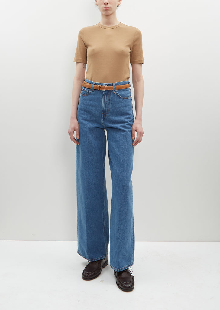 Organic Cotton Wide Leg Denim