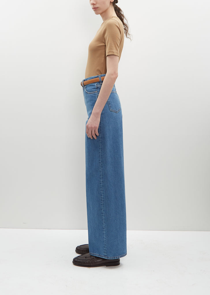 Organic Cotton Wide Leg Denim