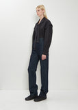 Denim Five Pockets Twisted Pant