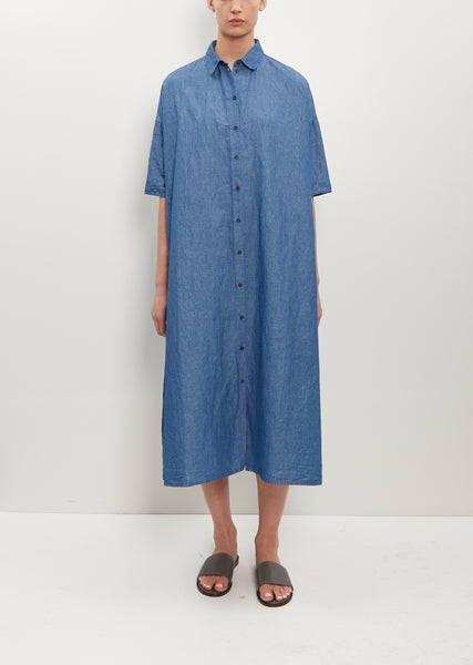 【&lovehelloさま専用】Blue DenimApron Dress &lovehelloさま専用】Blue DenimApron Dress Denim Shirt Dress