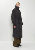Detachable Lining Wool Trench Coat