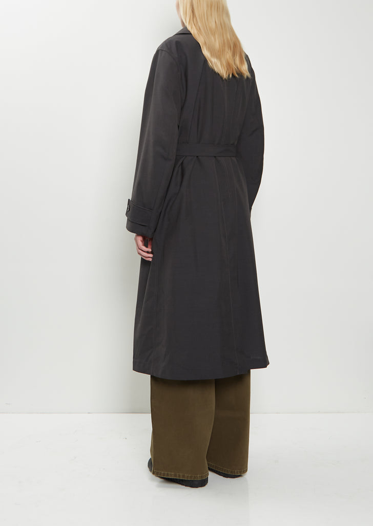 Detachable Lining Wool Trench Coat