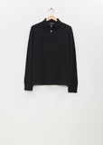 Summer Rugby Cashmere Shirt — Black