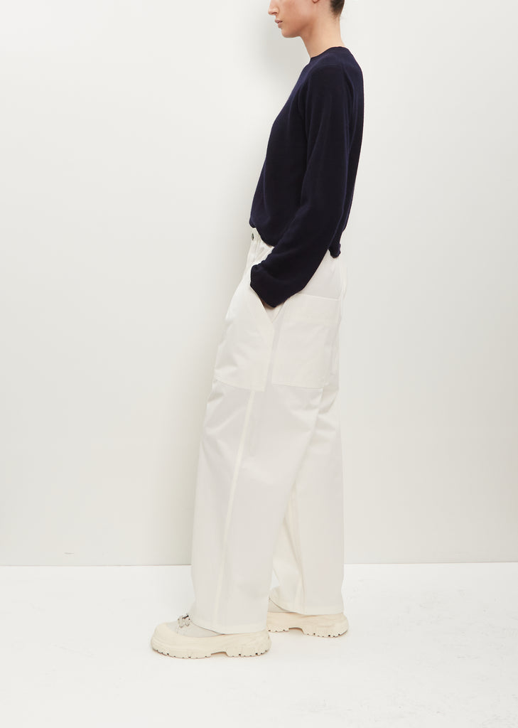Power Cotton Pants — Off White