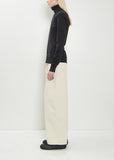 Buttons Fitted Wool Cardigan