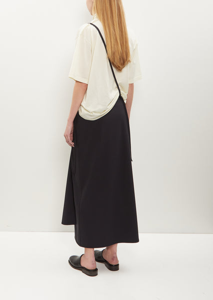 Light Wool Tailored Wrap Skirt – La Garçonne