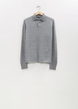 Summer Rugby Cashmere Polo — Grey Flannel