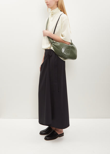 Lemaire croissant bag マ Lemaire Medium Croissant Bag in Dusty Sage Curated at Jake
