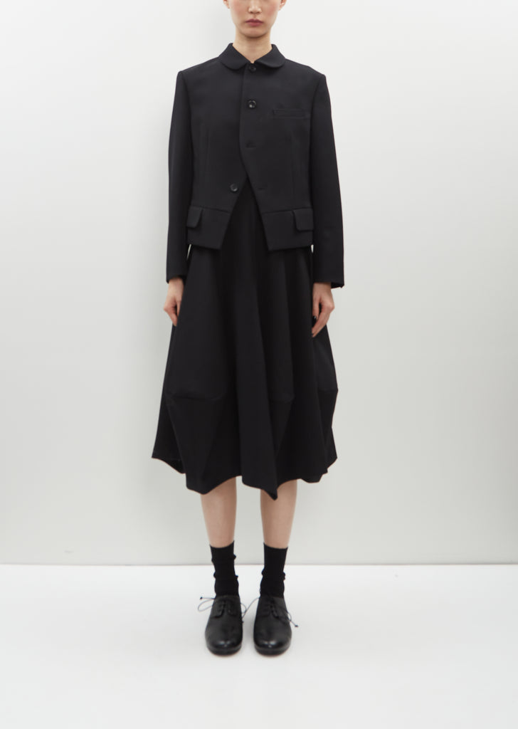 Wool Round Collar Jacket