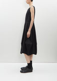 Wool Gabardine Sleeveless Dress
