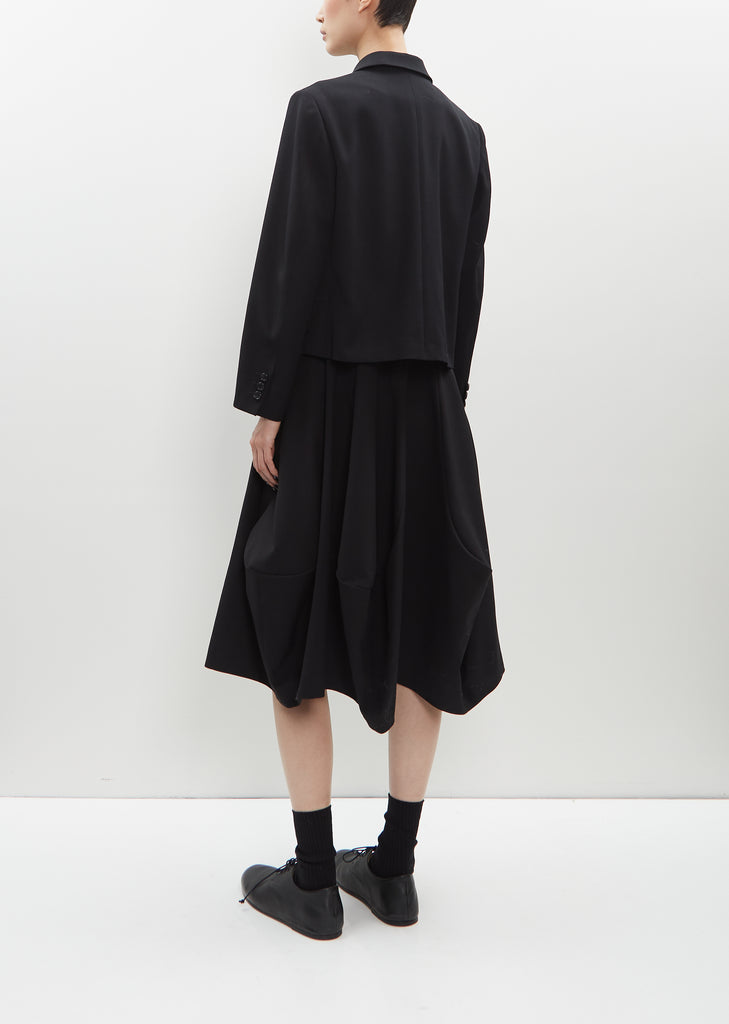 Wool Round Collar Jacket