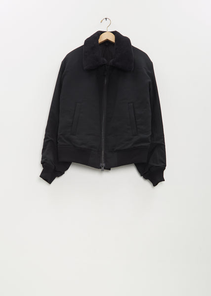 VESP COLLER FUR JKT ブラック ジャケット 裏起毛ストレッチツイルライントラックジャケット （その他