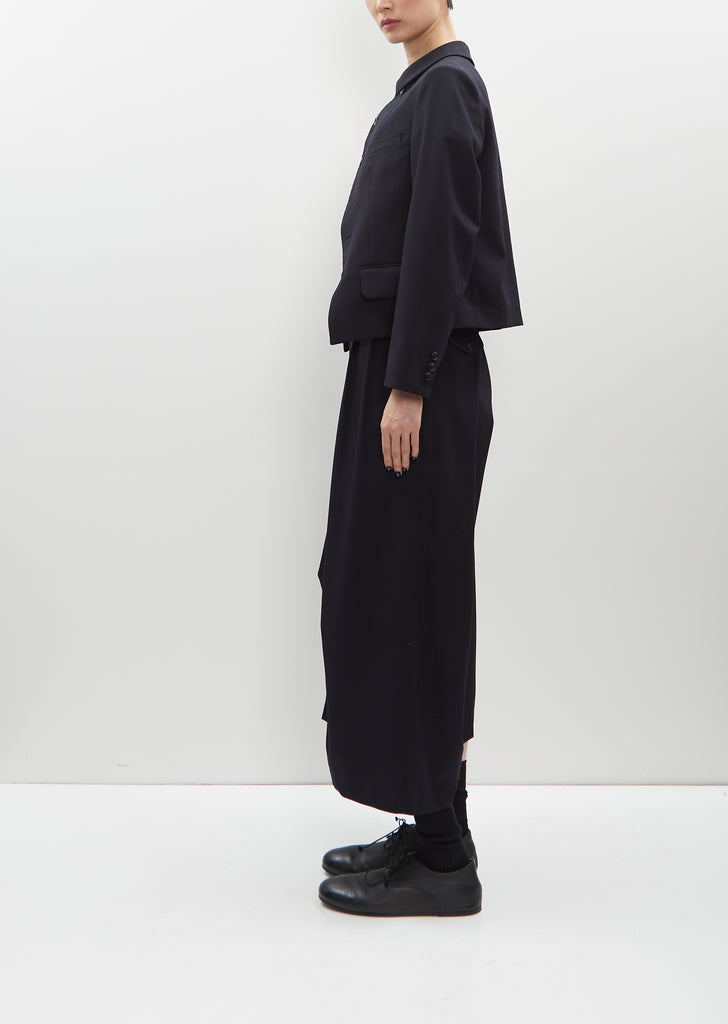 Wool Shirt Collar Jacket