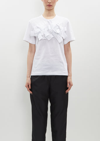 Cotton Bow Appliqué T-Shirt