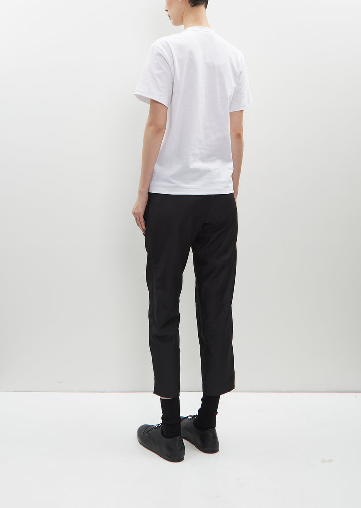 Cotton Bow Appliqué T-Shirt