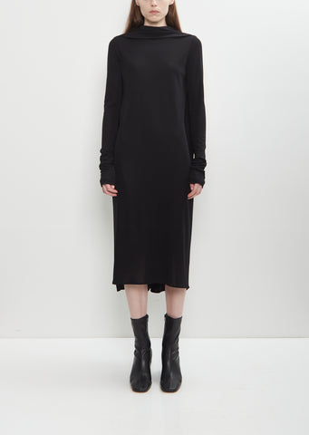 Viscose Jersey Cocoon Cape Dress