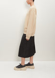 Tilt Cotton Sweatshirt — Nude