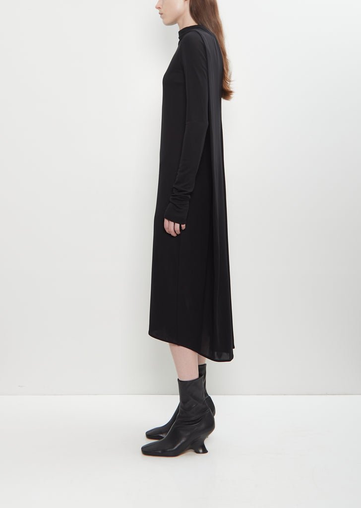 Viscose Jersey Cocoon Cape Dress