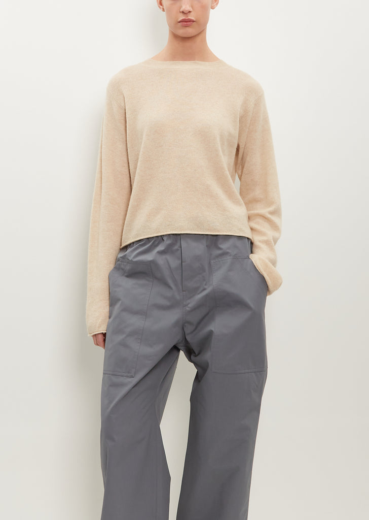 Mousse Wool-Cashmere Sweater — Sahara