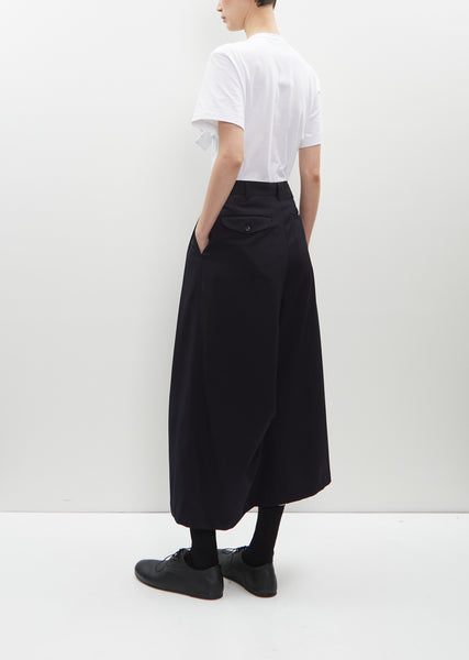 Wool Gabardine Cropped Pants – La Garçonne