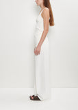 Organic Cotton Compact Knit Tank — White