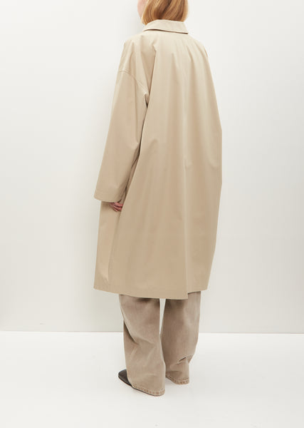 Cotton Twill Over Coat – La Garçonne