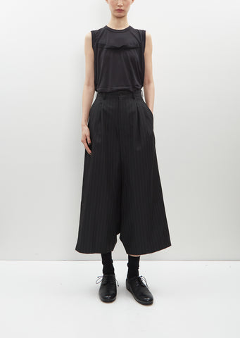 Pinstripe Wide Leg Pants