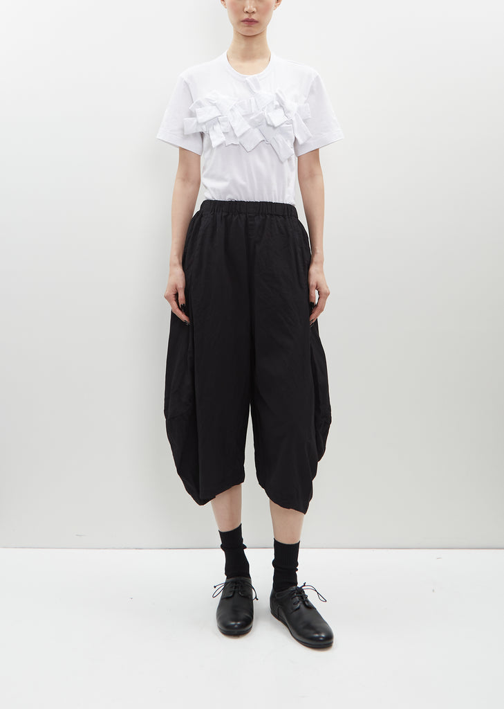 Cropped Asymmetrical Pull On Pant