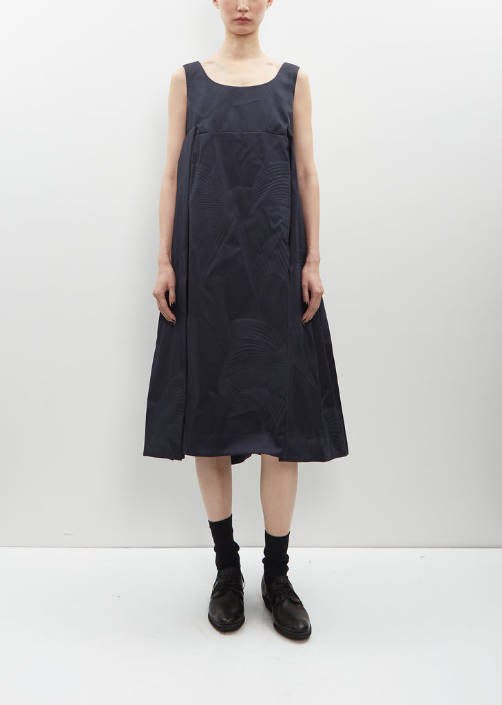 Jacquard Pleated Dress