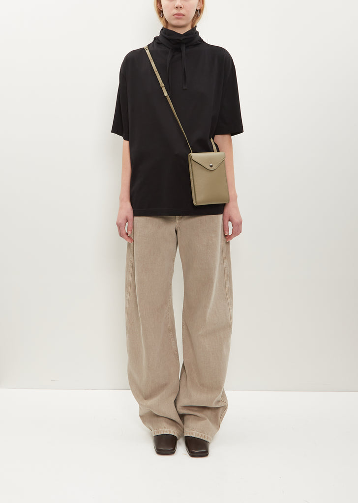 Envelope With Strap — Dusty Khaki