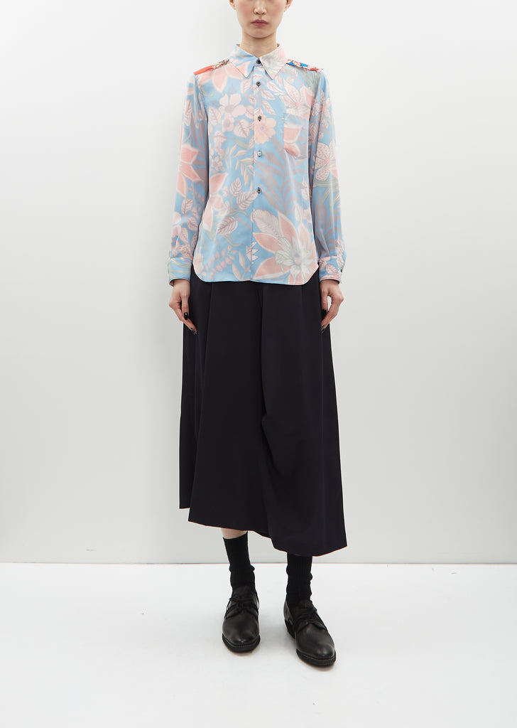 Polyester Floral Blouse