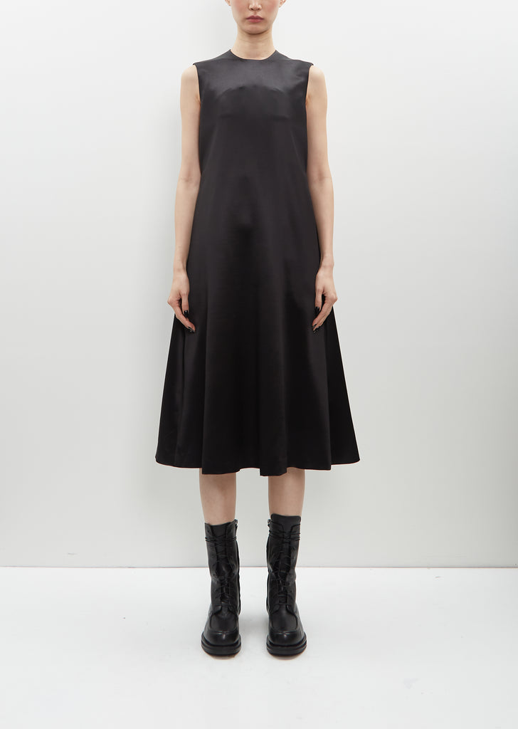 Sleeveless Satin Dress