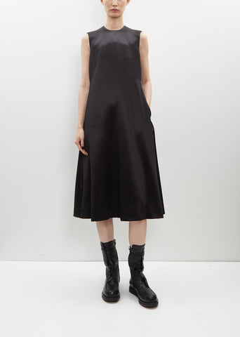 Sleeveless Satin Dress