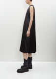 Sleeveless Satin Dress