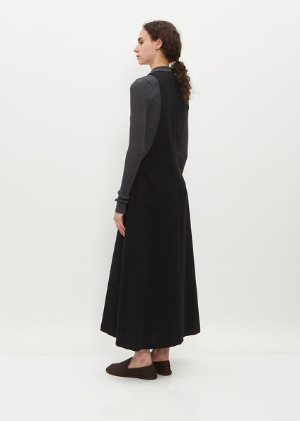 Tense Wool Double Cloth Dress