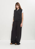 Tricot Wool Cashmere Vest — Dark Grey
