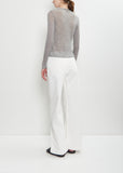Iverness Cashmere Top — Grey Melange
