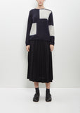 Cashmere Seamless Pullover Long — Black