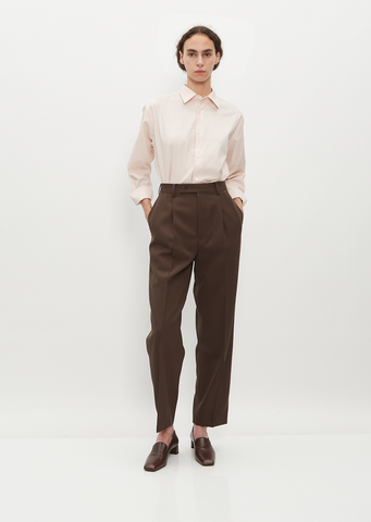 Light Wool Max Garbadine Slacks