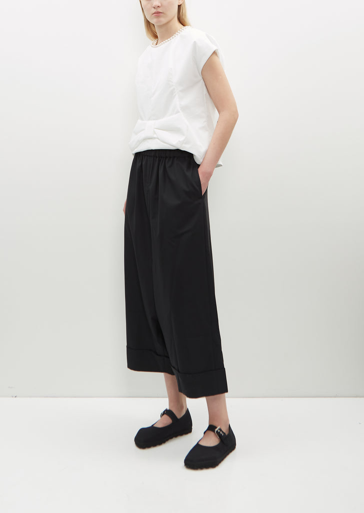 Wool Cuffed Pants