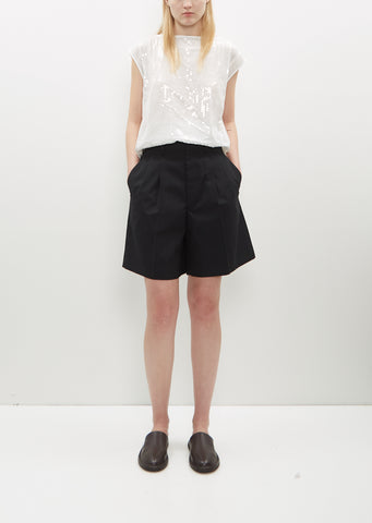 Wool Suiting Shorts
