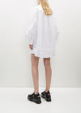 Signature Sleeve Short Shirt Dress w/ Trim