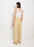 Linen Canvas Pants — Gold